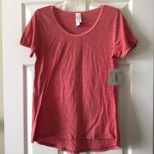 Vibrant Coral Lularoe Classic Tee
